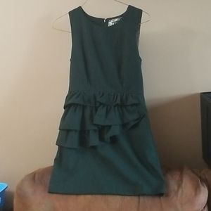 Forest Green Pink Martini Dress